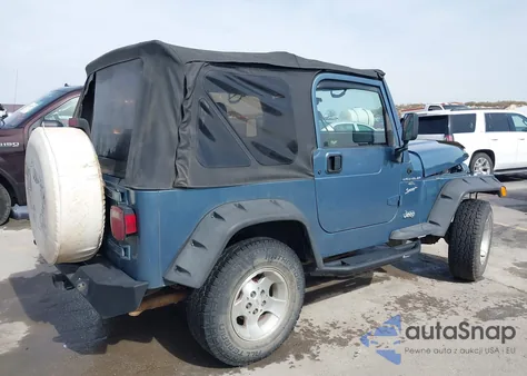 1999 Jeep Wrangler Sport z USA, uszkodzony, nr VIN 1J4FY19S8XP443604